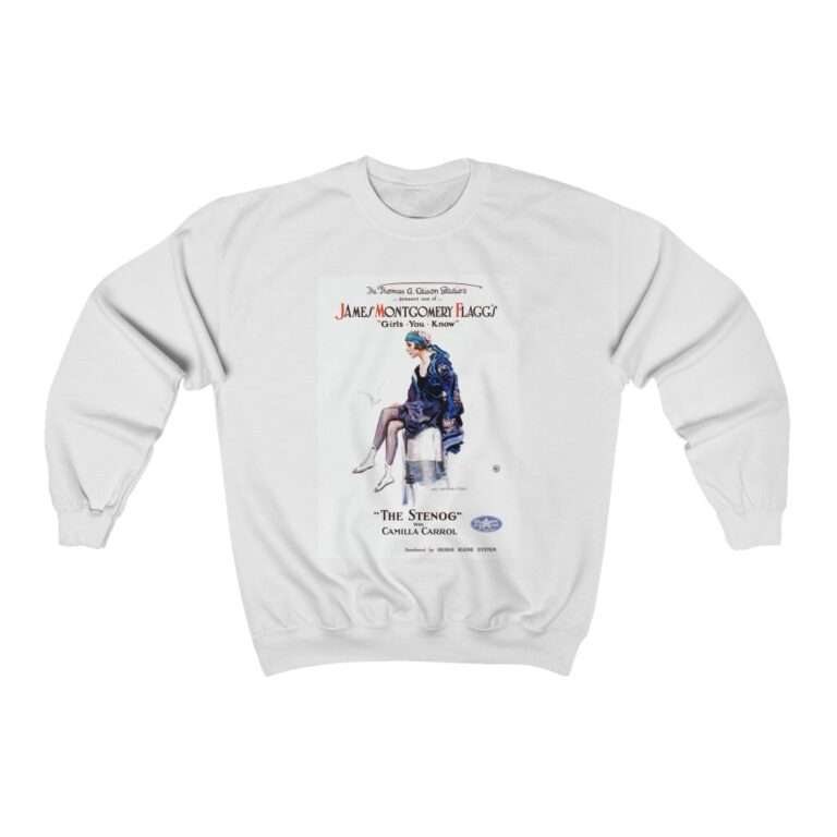 The Stenog by James Montgomery Flagg - Sweatshirt