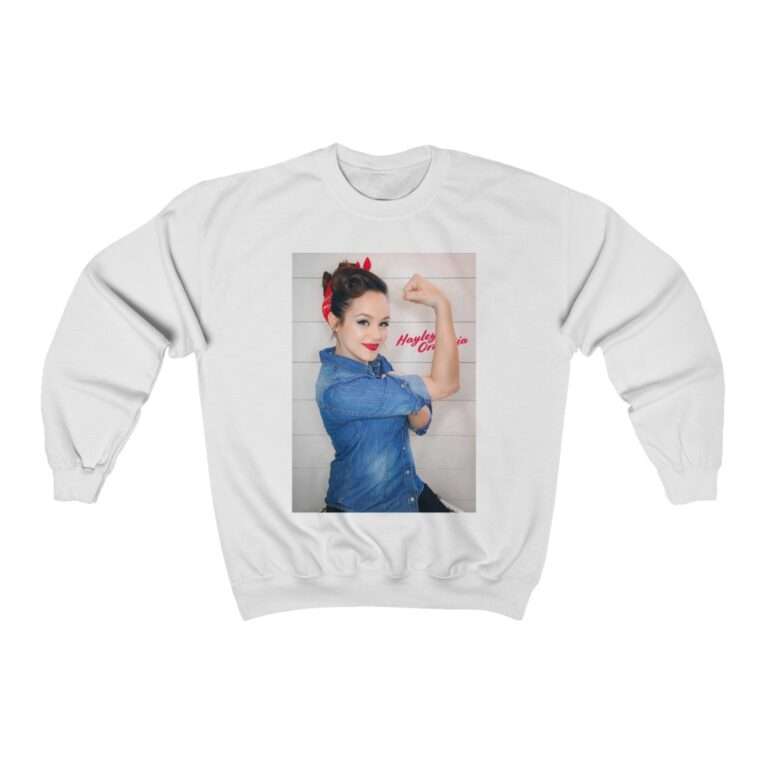 Actress Hayley Orrantia Women Power - Sweatshirt - Image 2
