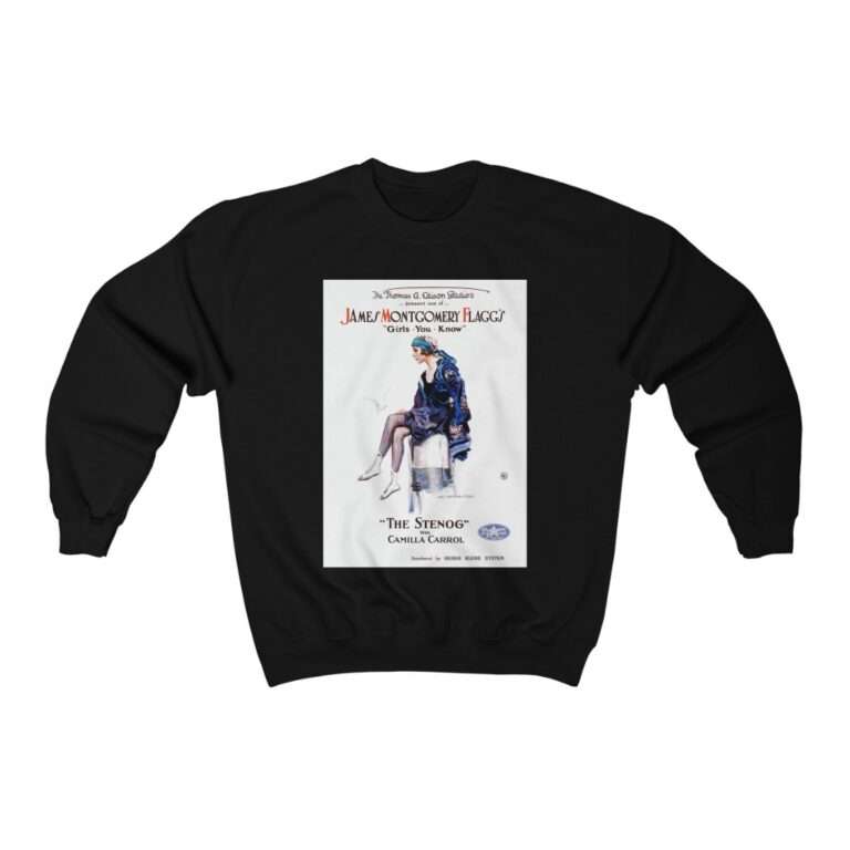 The Stenog by James Montgomery Flagg - Sweatshirt - Image 2