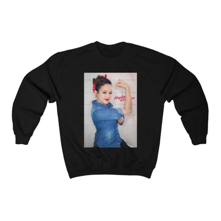 Actress Hayley Orrantia Women Power - Sweatshirt - Image 3