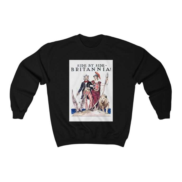 Uncle Sam Side by Side Britannia - James Montgomery Flagg - Sweatshirt - Image 2