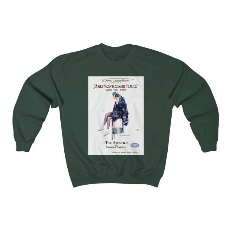 The Stenog by James Montgomery Flagg - Sweatshirt - Image 7