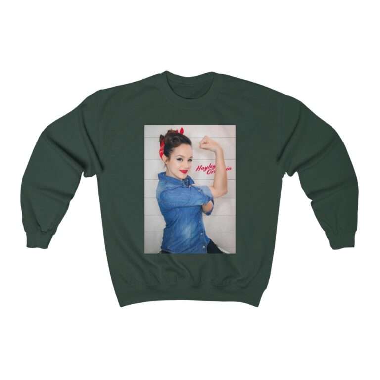 Actress Hayley Orrantia Women Power - Sweatshirt - Image 8