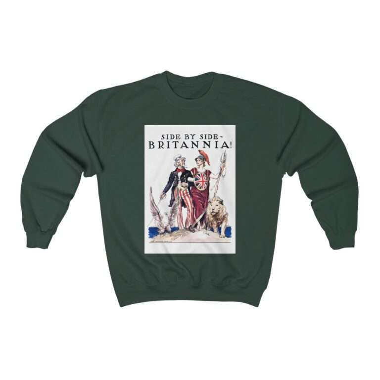 Uncle Sam Side by Side Britannia - James Montgomery Flagg - Sweatshirt - Image 7