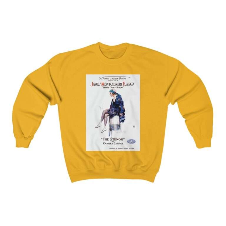 The Stenog by James Montgomery Flagg - Sweatshirt - Image 3