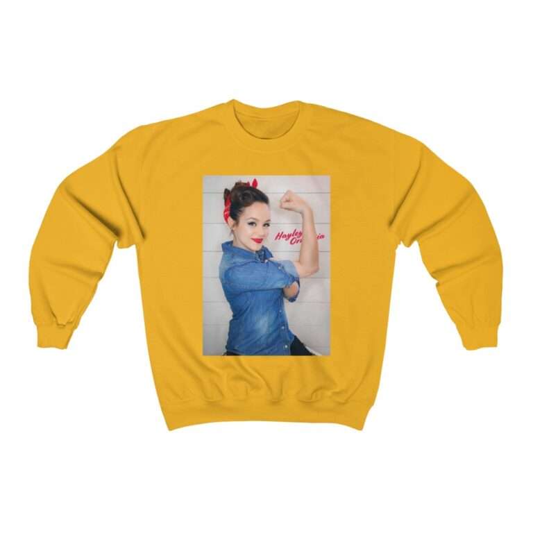 Actress Hayley Orrantia Women Power - Sweatshirt - Image 4