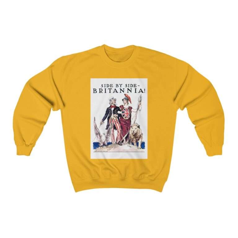 Uncle Sam Side by Side Britannia - James Montgomery Flagg - Sweatshirt - Image 3