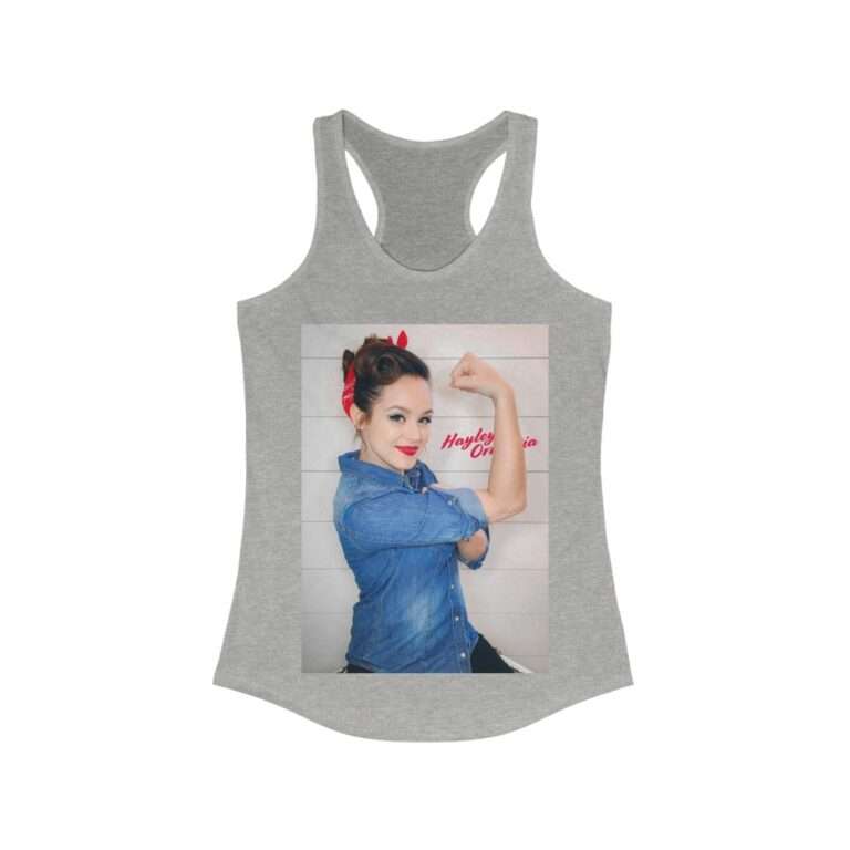 Actress Hayley Orrantia Women Power - Women's Racerback Tank - Image 4