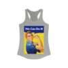We Can Do it! WWII Poster Art - Women's Racerback Tank - Image 3