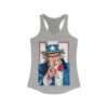 Uncle Sam I Want You Poster Art - Women's Racerback Tank - Image 4