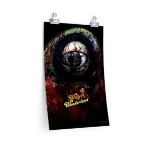 Printed teaser poster for Willy's Wonderland ft. Nicolas Cage - The Alligator