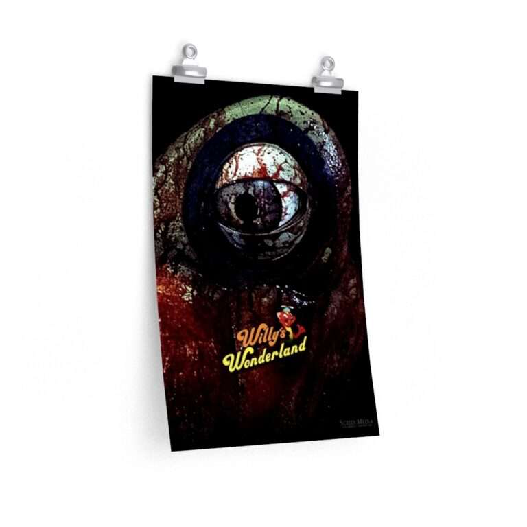 Printed teaser poster for Willy's Wonderland ft. Nicolas Cage - The Alligator