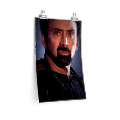 Printed teaser poster for Willy's Wonderland ft. Nicolas Cage - The Janitor portrait