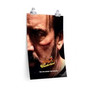 Printed teaser poster for Willy's Wonderland ft. Nicolas Cage - The Janitor