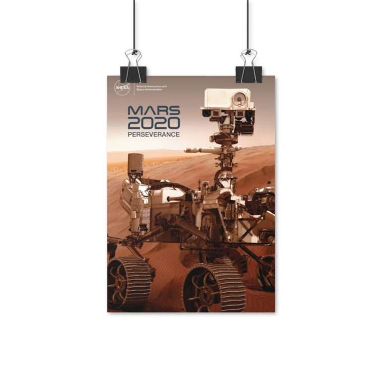 NASA poster print for Mars 2020 Perseverance Rover