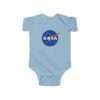 Classic NASA infant bodysuit fine jersey - baby blue