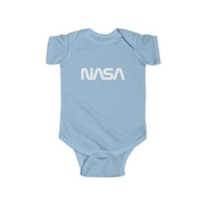 NASA infant bodysuit fine jersey - baby blue