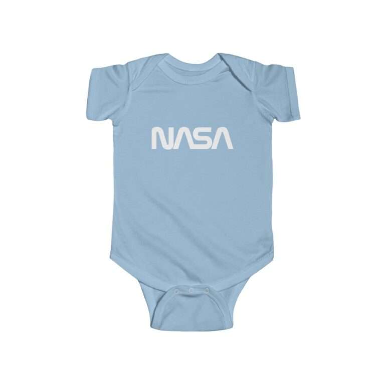 NASA infant bodysuit fine jersey - baby blue