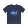 Navy-blue NASA classic kids t-shirt - front