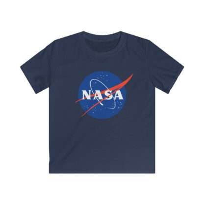 Navy-blue NASA classic kids t-shirt - front