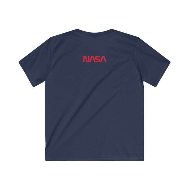 Navy-blue NASA classic kids t-shirt - back