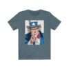Uncle Sam I Want You Poster Art - Premium Unisex T-Shirt - Image 11