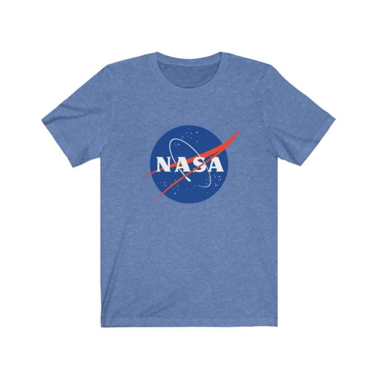 Blue classic NASA logo t-shirt