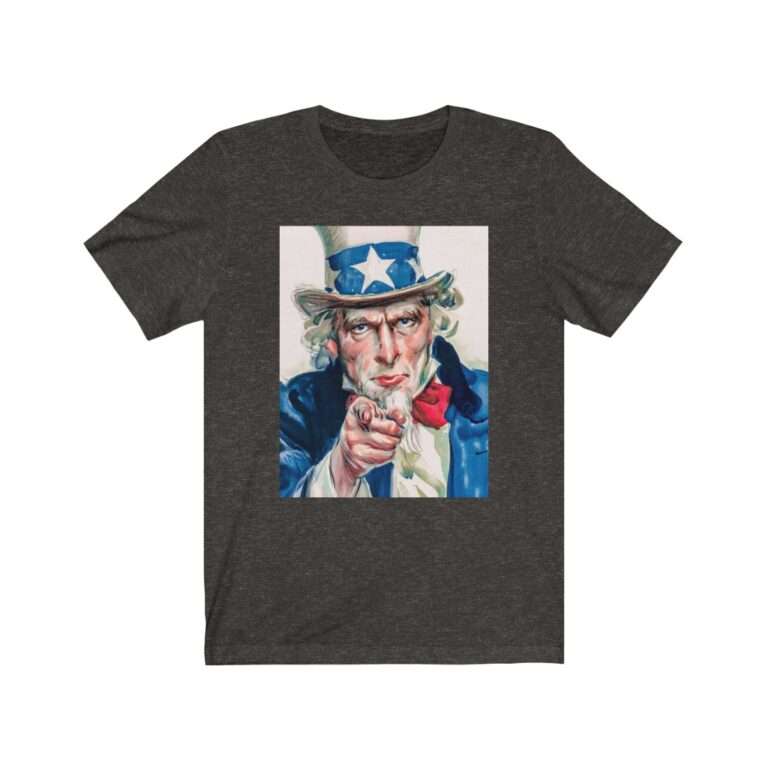 Uncle Sam I Want You Poster Art - Premium Unisex T-Shirt