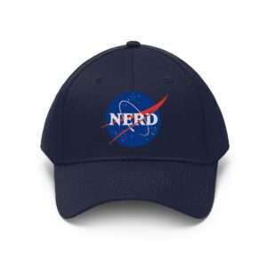 NASA "Nerd" unisex hat - navy-blue