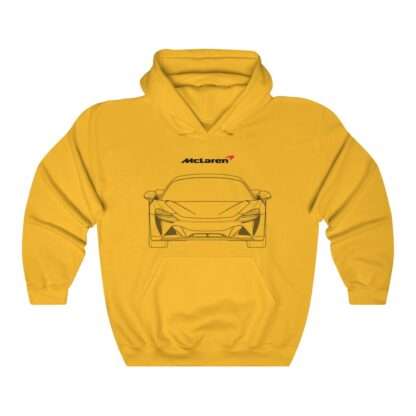 McLaren Artura yellow unisex hoodie