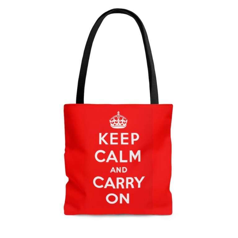 Keep Calm and Carry On - Tote Bag