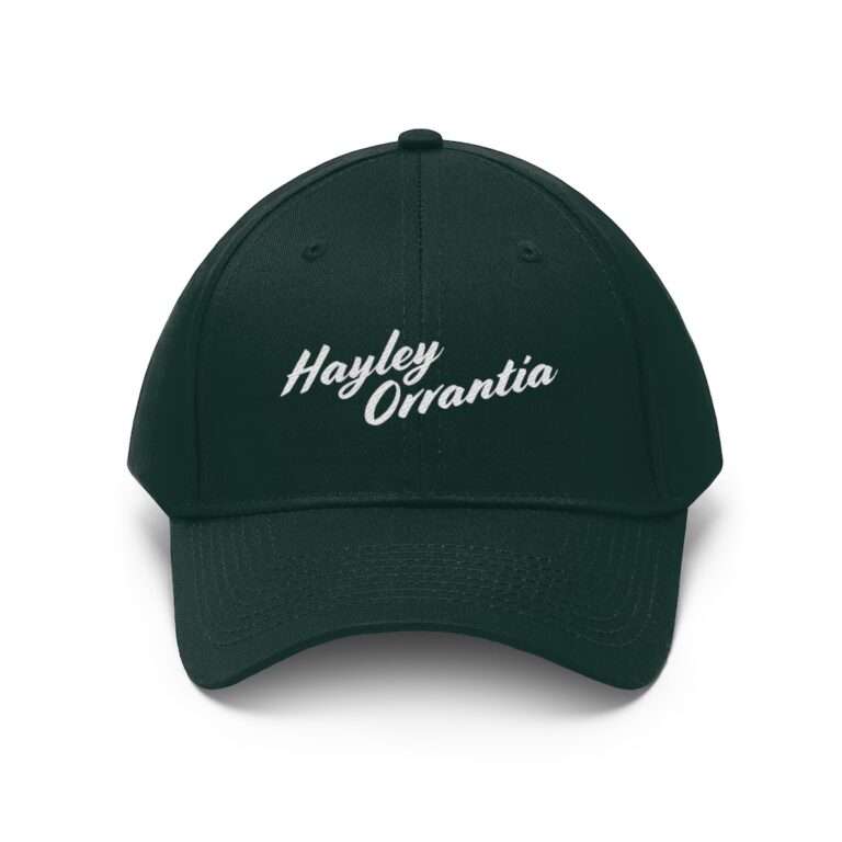 Hayley Orrantia Name Embroidered on Unisex Twill Hat - Image 24
