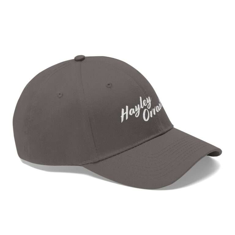 Hayley Orrantia Name Embroidered on Unisex Twill Hat - Image 11