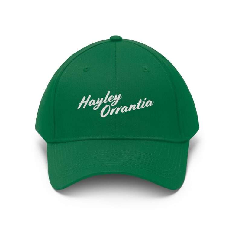 Hayley Orrantia Name Embroidered on Unisex Twill Hat - Image 19