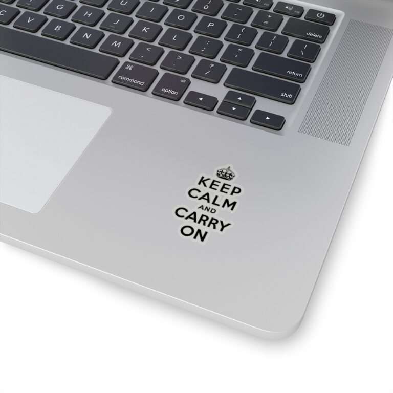 Die-Cut Sticker of Keep Calm and Carry On - Image 5