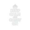 Die-Cut Sticker of Keep Calm and Carry On