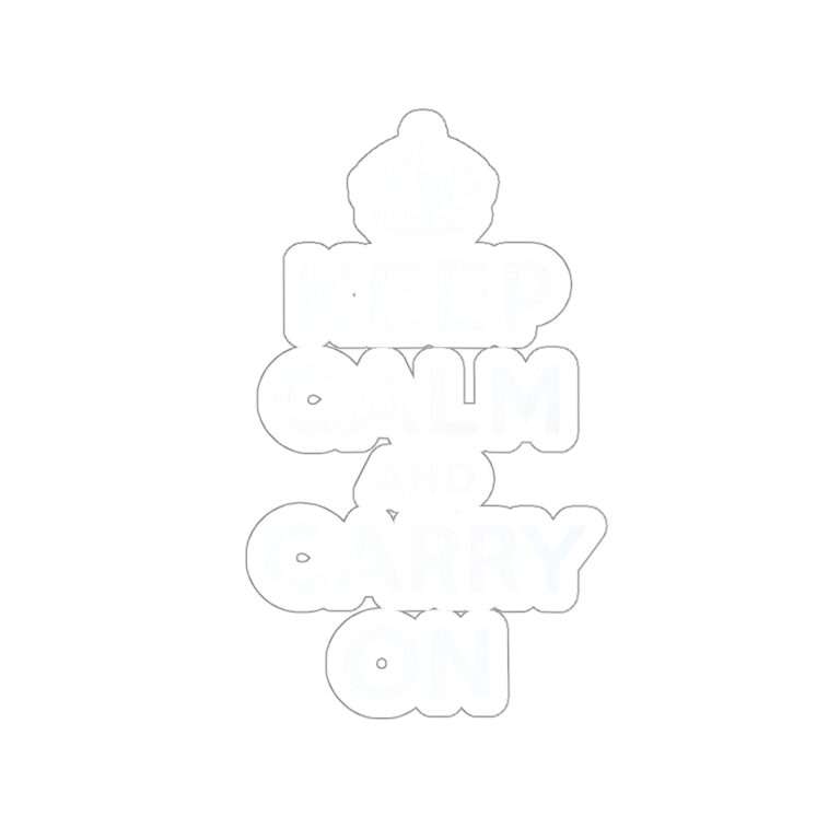 Die-Cut Sticker of Keep Calm and Carry On - Image 2