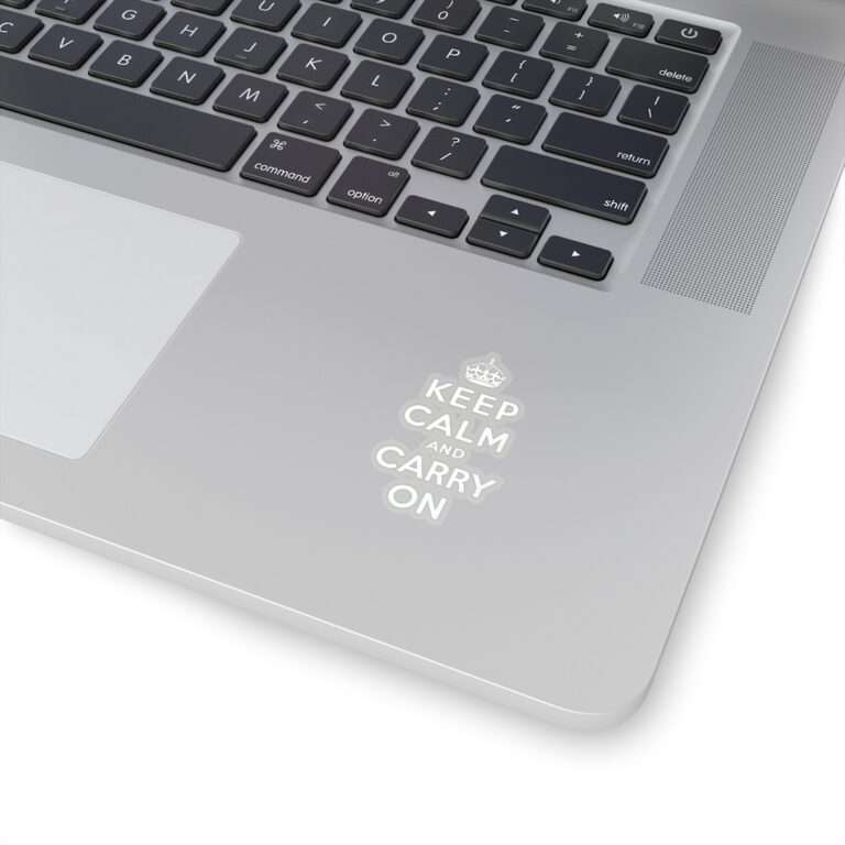 Die-Cut Sticker of Keep Calm and Carry On - Image 3