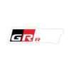 Die-Cut Sticker of Toyota Gazoo Racing White Logo