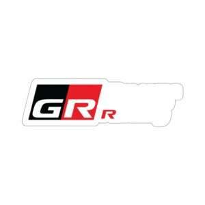 Die-Cut Sticker of Toyota Gazoo Racing White Logo