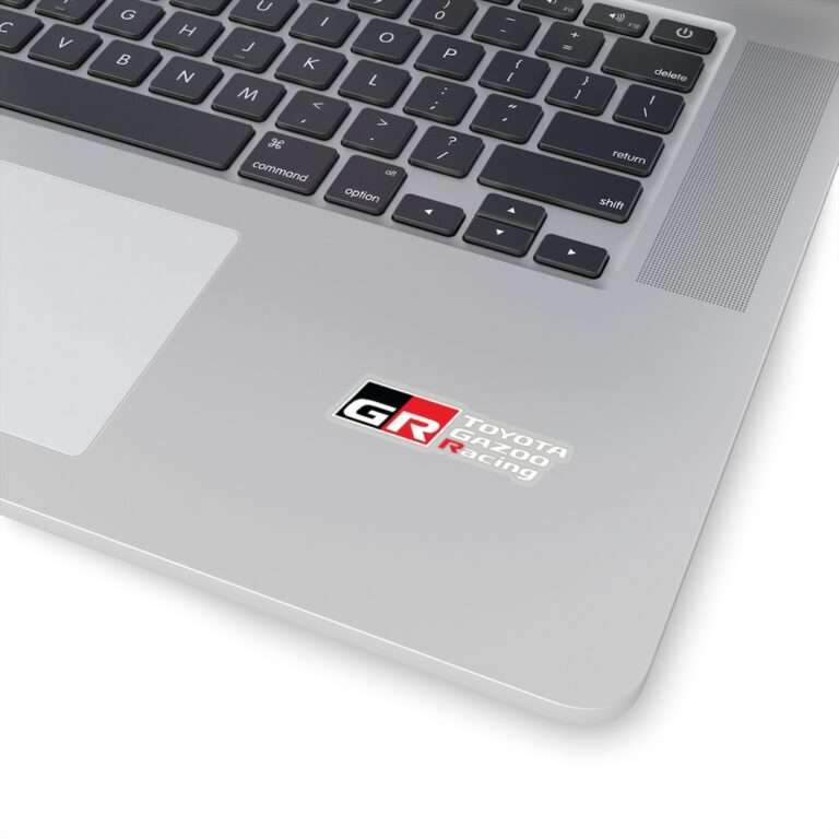 Die-Cut Sticker of Toyota Gazoo Racing White Logo - Image 3