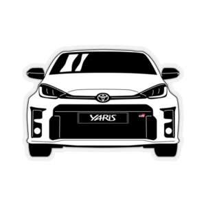 Die-Cut Sticker of Toyota GR Yaris Drawing