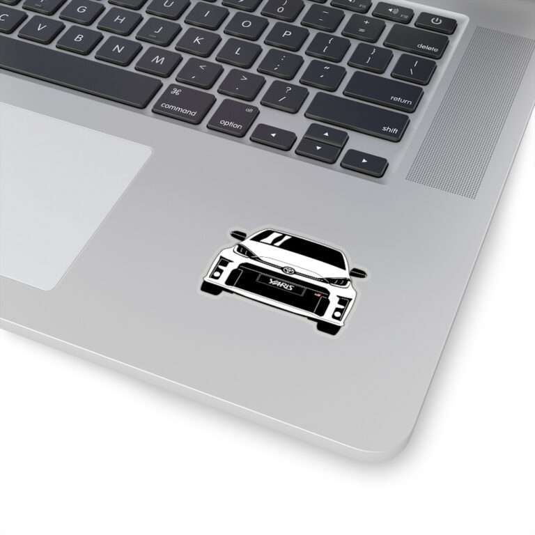 Die-Cut Sticker of Toyota GR Yaris Drawing - Image 3