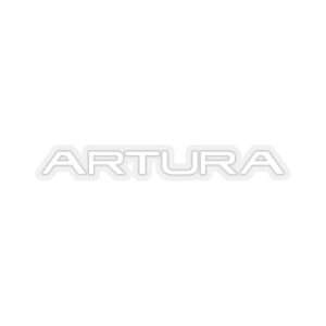 McLaren Artura logo die-cute transparent sticker - white