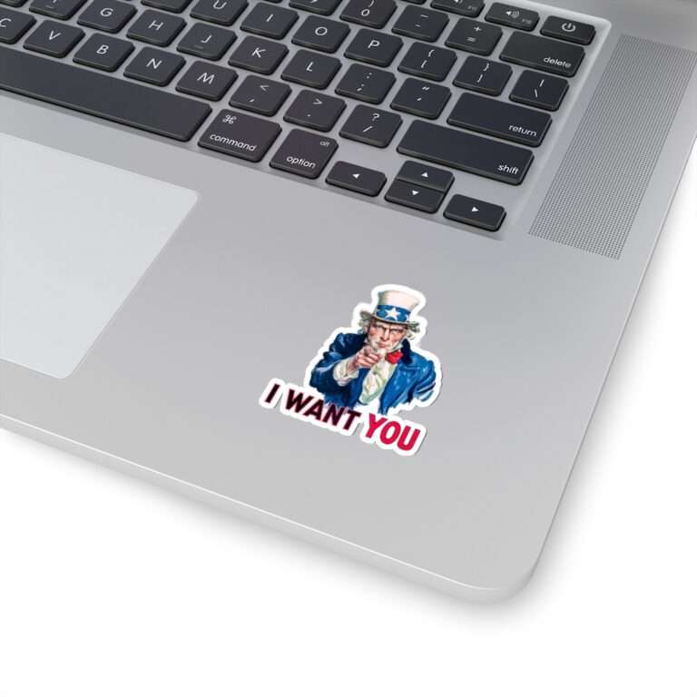 Die-Cut Sticker of I Want You Poster Art - Image 2