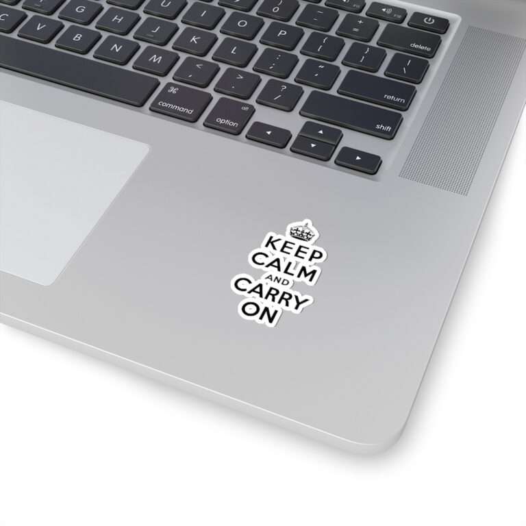 Die-Cut Sticker of Keep Calm and Carry On - Image 2