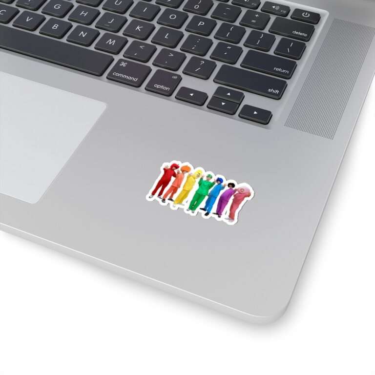Die Cut Sticker of Enhypen Group Photo for Halloween 2020 Fruit Cosplay