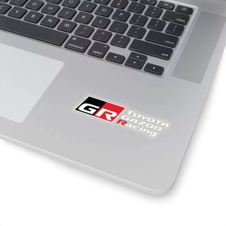 Die-Cut Sticker of Toyota Gazoo Racing White Logo - Image 4
