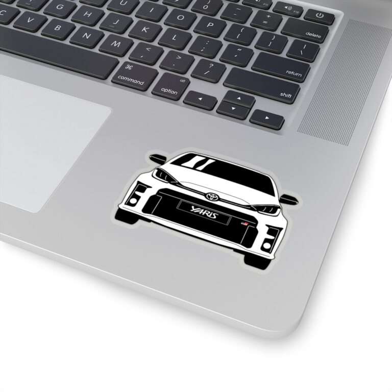 Die-Cut Sticker of Toyota GR Yaris Drawing - Image 6