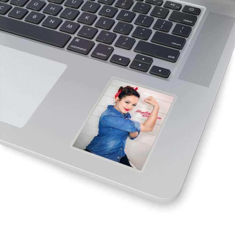 Die-Cut Sticker of Actress Hayley Orrantia Women Power - Image 6